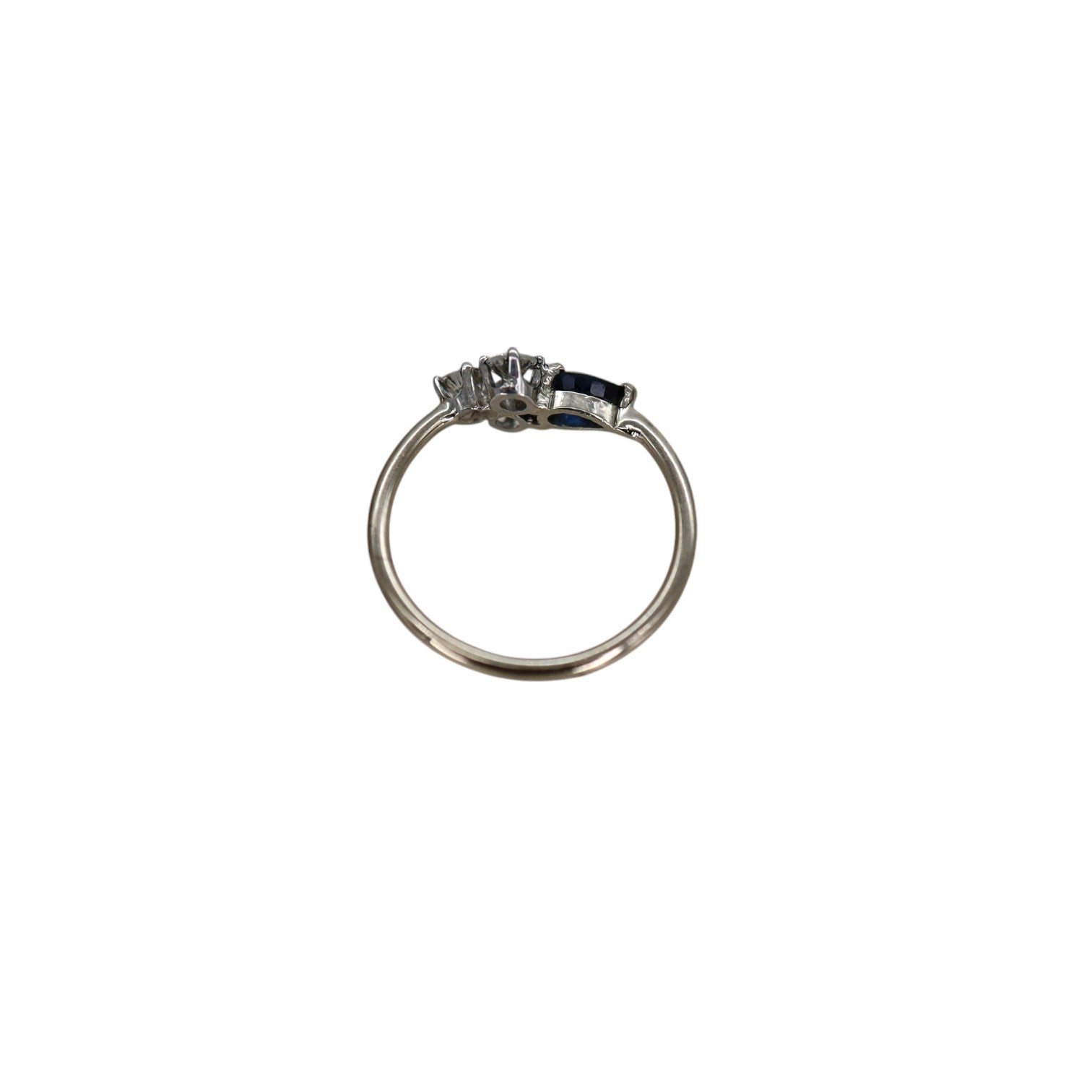 Quatrefoil Sapphire and Diamond Ring - Petra Star