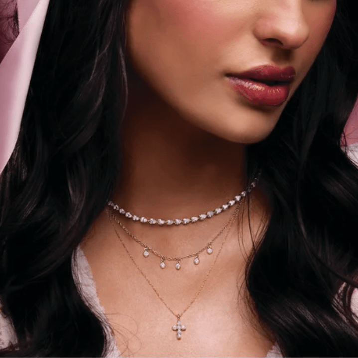 Reclaimed Diamond Cross Pendant | 14k Gold | 0.74 CTW Round Brilliant | Petra Star - Petra Star