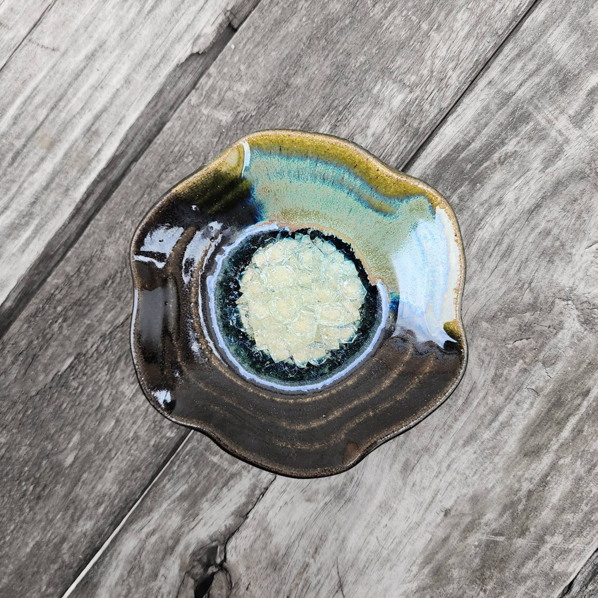 Ripple Dish Small Pottery Bowl (Made to Order) - Petra Star