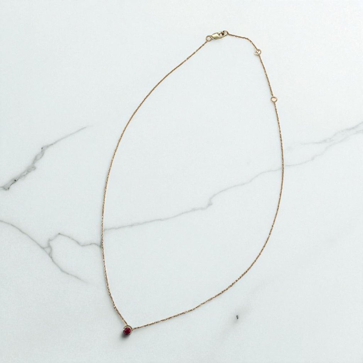 Ruby Necklace - Petra Star