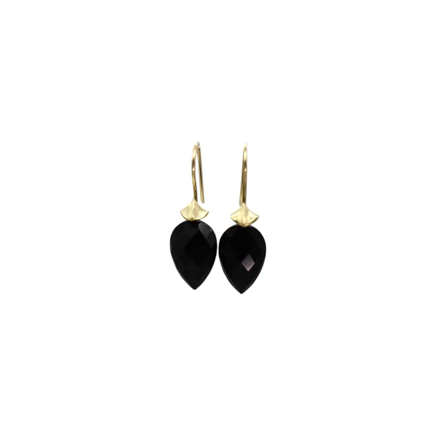 Simple Bug Earrings in 14k Gold - Petra Star