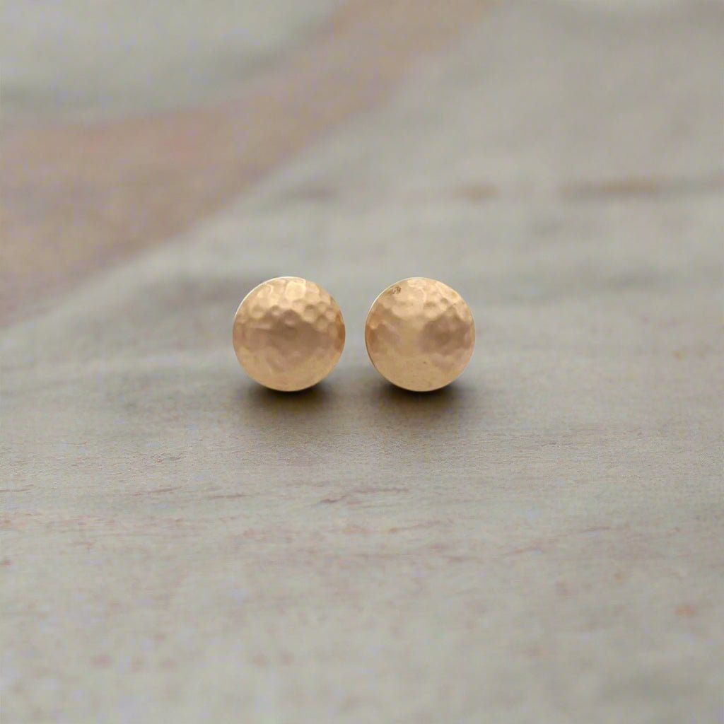 Simple Hammered Studs - Petra Star