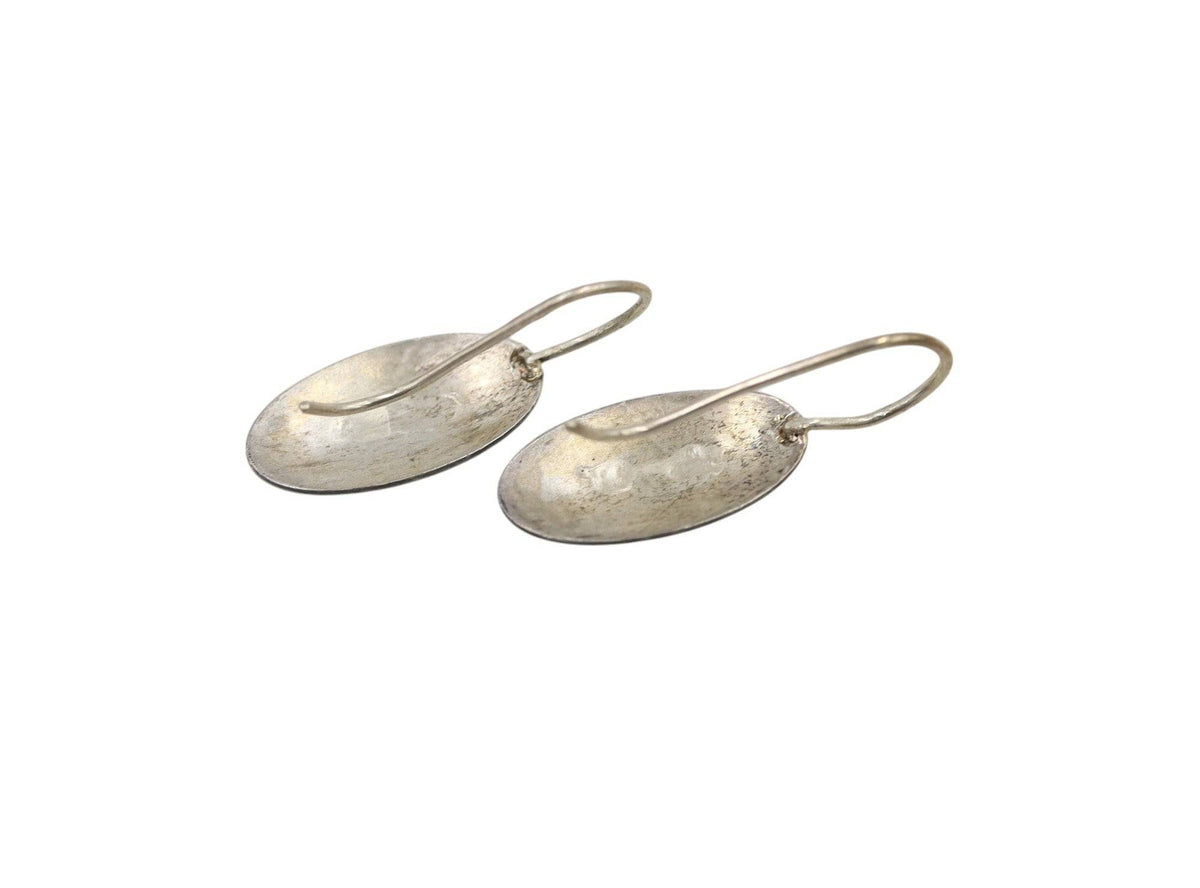 Sterling Silver Art Nouveau Fleur-de-Lys Earrings - Petra Star