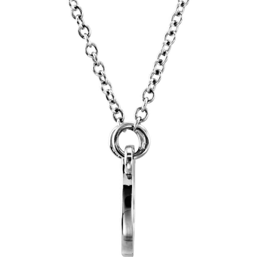 Sterling Silver Horseshoe Necklace (Supports High Hopes Therapeutic Riding) - Petra Star