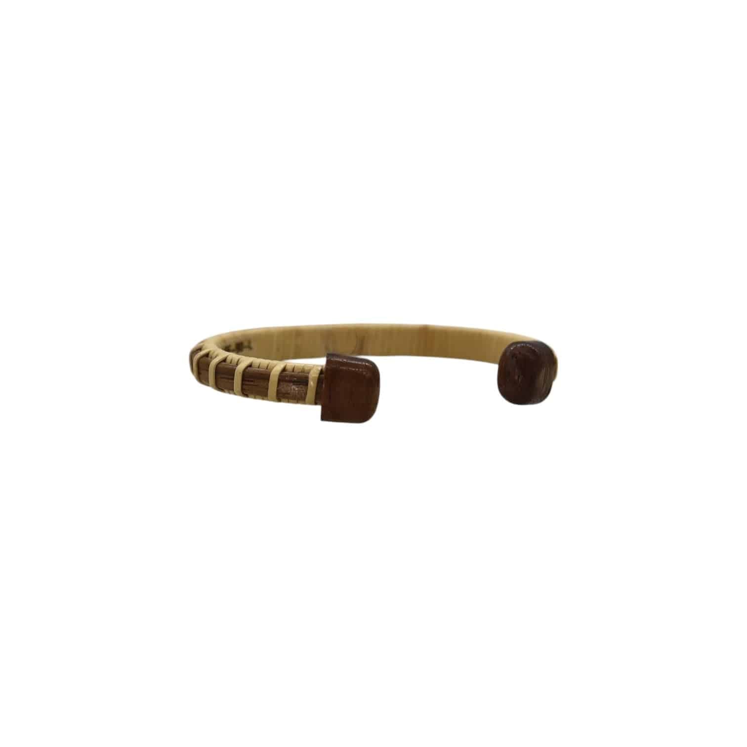 Surf Cuff Bracelet—Walnut (Beachcomber Collection) - Petra Star