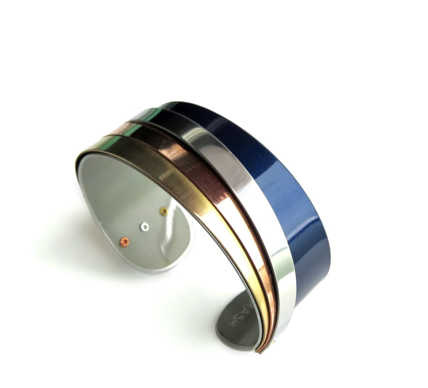 Tesla Mixed Metal Cuff - Petra Star