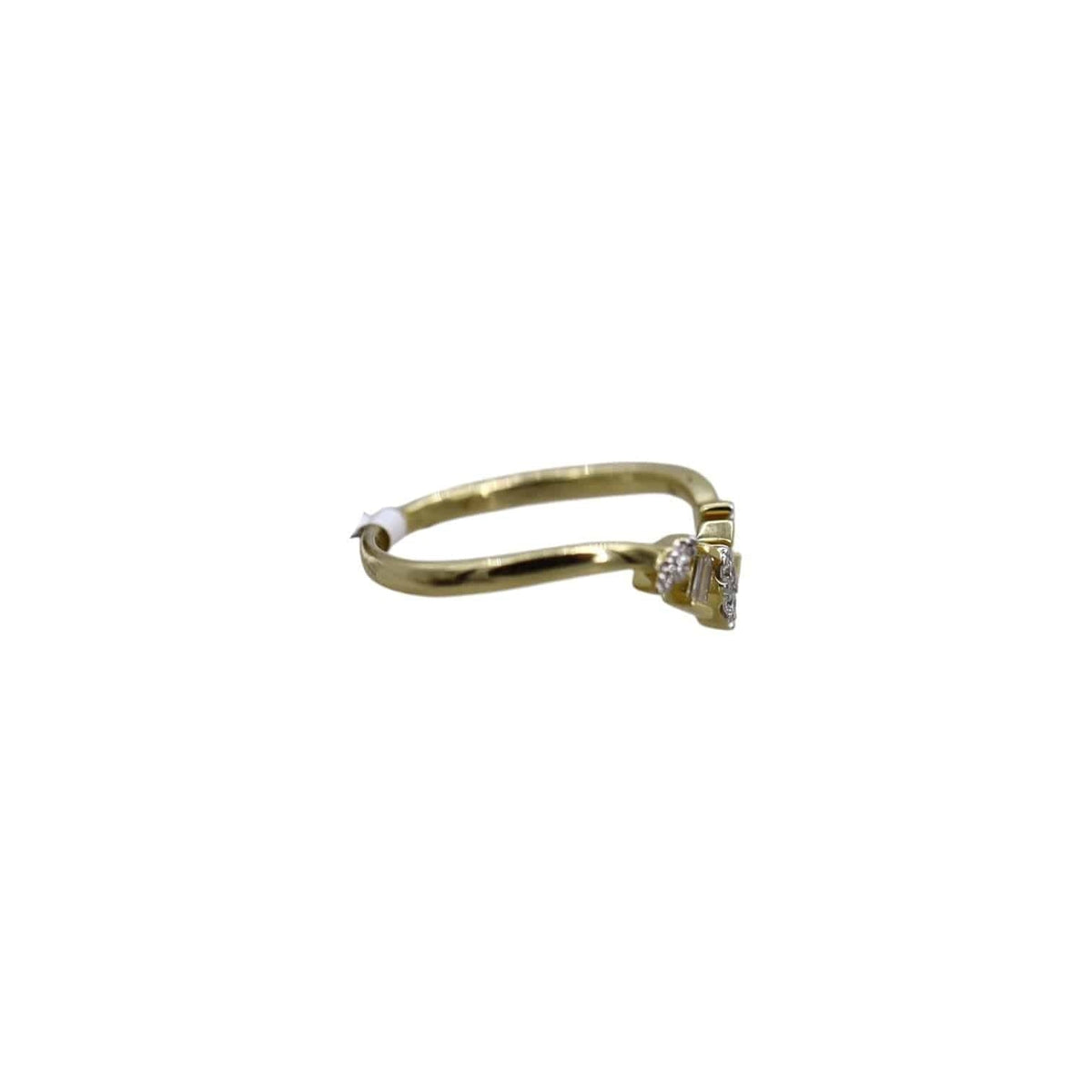 Tiara Diamond Band with Baguettes in 14k Gold - Petra Star