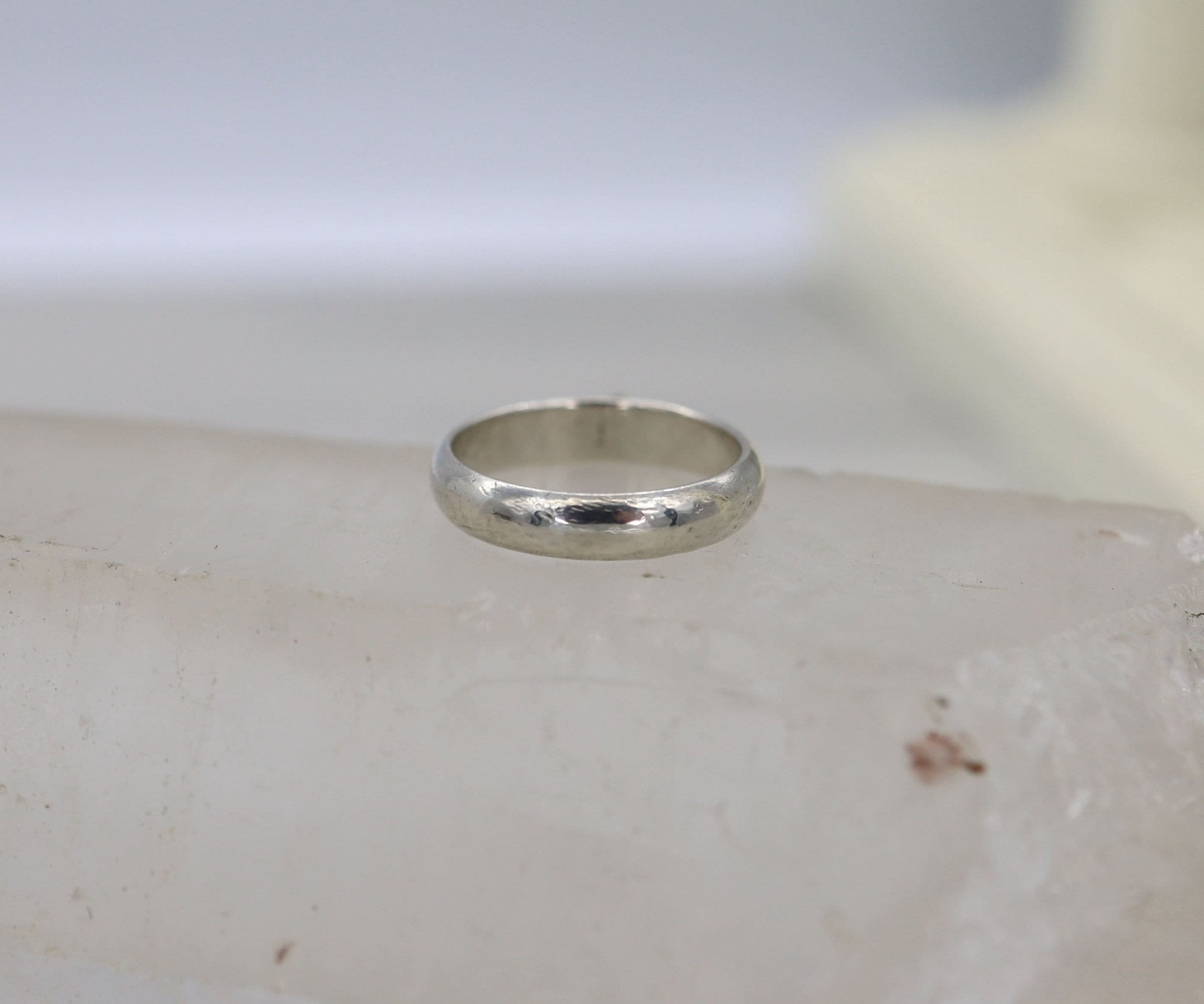 Tiffany & Co. Ring Heart Charm Ring in Silver Size 5.5 (JL1825) - Petra Star