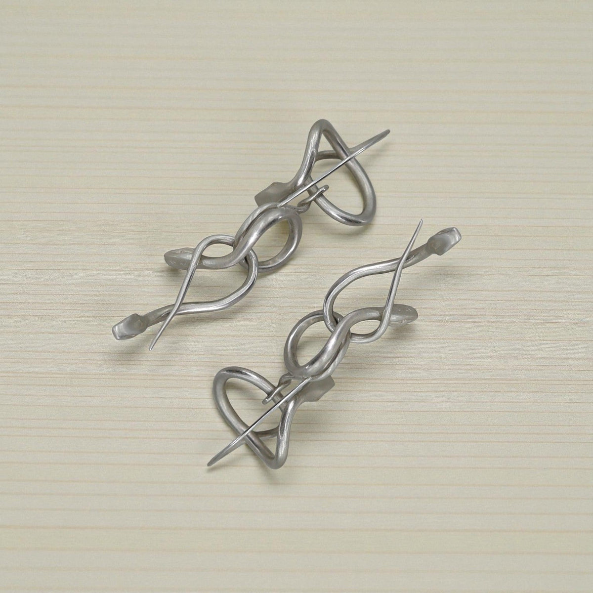 Triple-Tier Snake Earrings - Petra Star