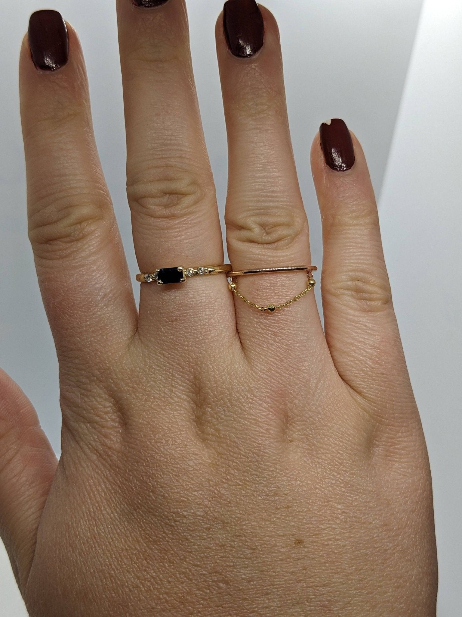 Two-Tone Chain Ring - Petra Star