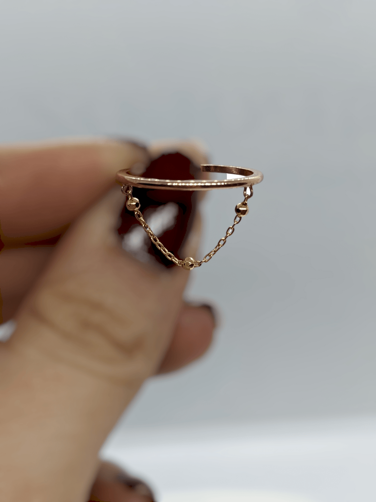 Two-Tone Chain Ring - Petra Star