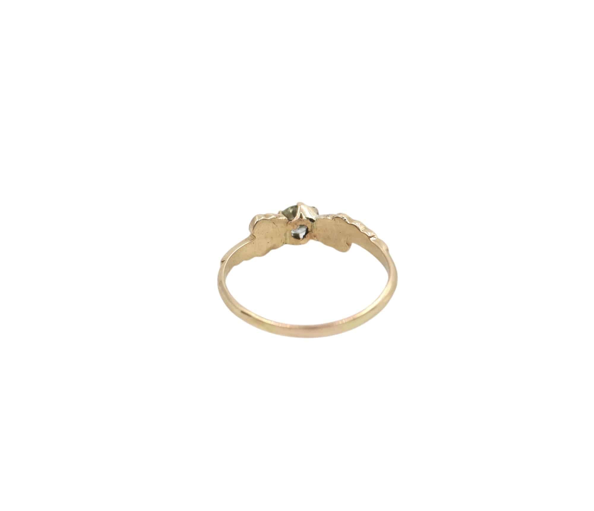 Victorian Diamond Ring with Pearls & Diamonds - Petra Star