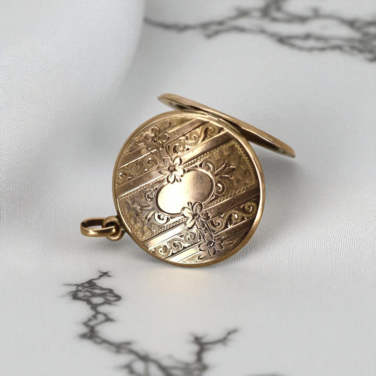 Victorian Gold Filled Locket - Petra Star