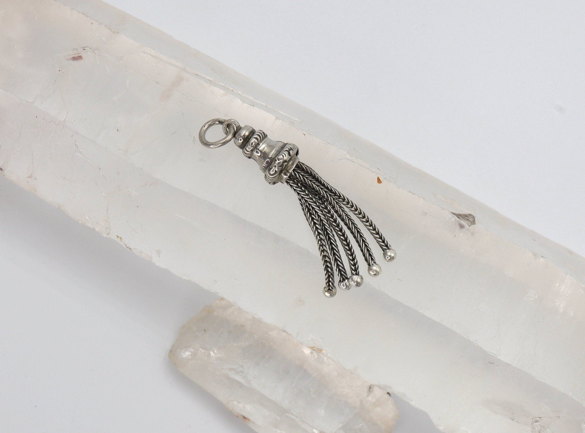 Victorian Silver Tassel Pendant - Petra Star