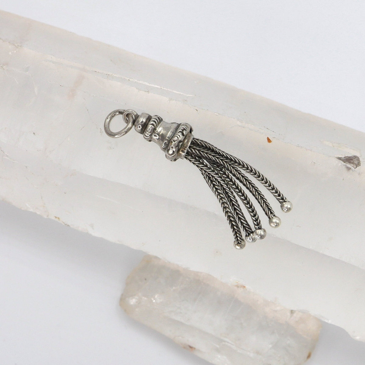 Victorian Silver Tassel Pendant - Petra Star