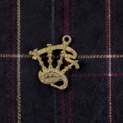 Vintage 14k Gold Bagpipe Charm | Scottish Heritage | Circa 1970s | PPLD 585 Hallmark | Petra Star - Petra Star