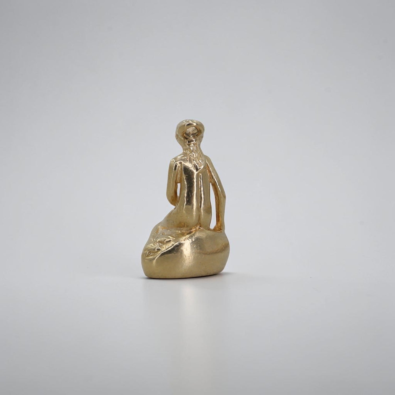 Vintage 14k Gold Mermaid Charm | Danish Hallmark BH 585 | Mid-Century Figural | Petra Star Vintage Vault - Petra Star