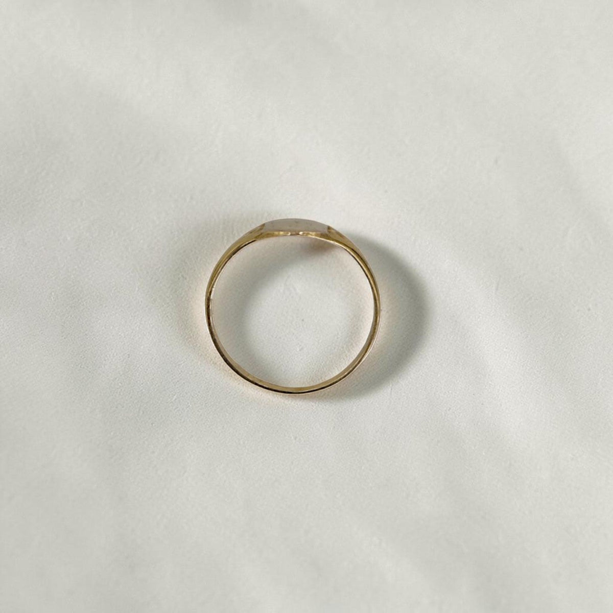 Vintage BDA 10K Gold Signet Ring, Art Deco, Circa 1920 - Petra Star