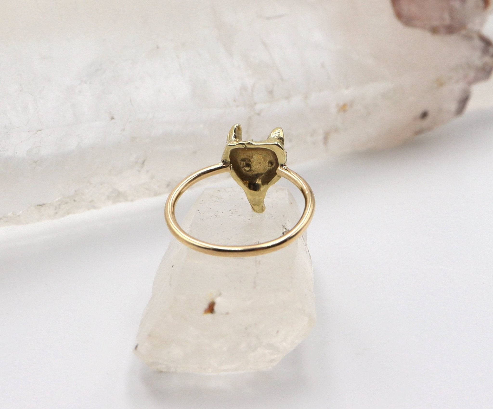 Vintage Fox Ring in 14k Gold - Petra Star