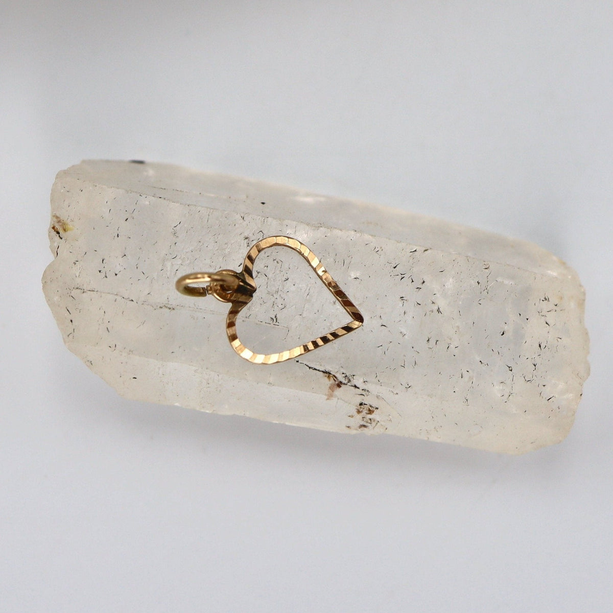 Vintage Heart Charm 14k Yellow Gold - Petra Star