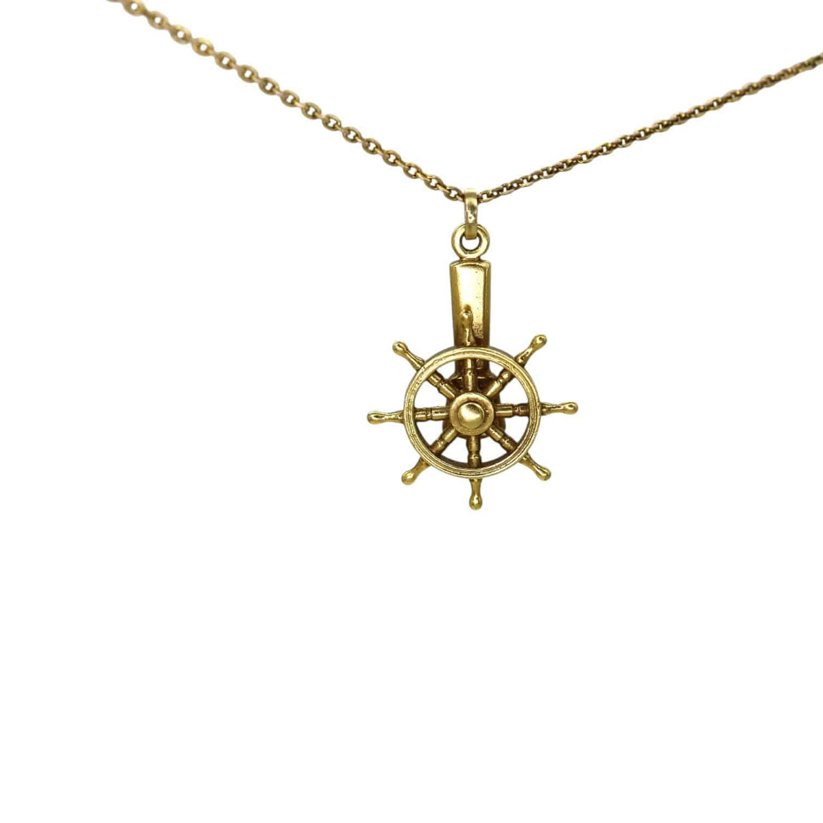 Wheel at the Helm Pendant 14.1 Grams - Petra Star